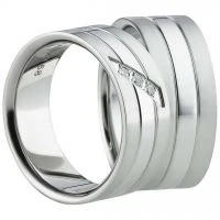 Partnerringe Edelstahl AB1132-AB1133 und Gravur