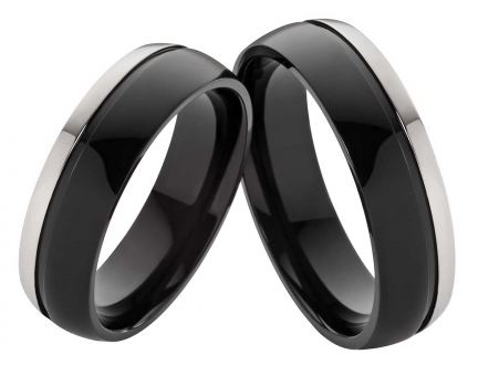 Partnerringe Titanringe PT030 ohne Stein