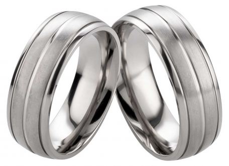 Partnerringe Titanringe PT037 ohne Stein