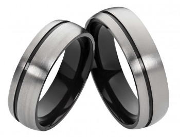 Partnerringe Titanringe PT154 ohne Stein