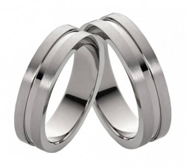 Partnerringe Titanringe PT034 ohne Stein