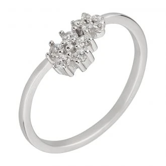 Verlobungsring Damenring SR1428 mit Zirkonias
