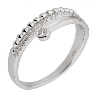 Verlobungsring Damenring CSR1434 mit Zirkonias