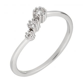 Verlobungsring Damenring CSR1420 mit Zirkonias