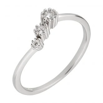 Verlobungsring Damenring SR1420 mit Zirkonias