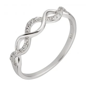 Verlobungsring Damenring SR1430 mit Zirkonias