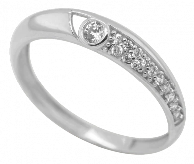 Verlobungsring Damenring SR2375 mit Zirkonias