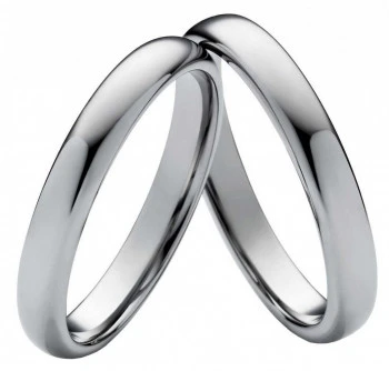 Partnerringe Wolframringe PW139 ohne Stein